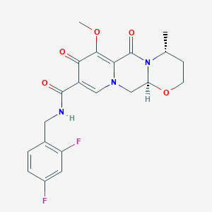 (4R,12aS)-N-(2,4-difluorobenzyl)-7-methoxy-4-methyl-6,8-dioxo-3,4,6,8,12,12a-hexahydro-2H-[1,3]oxazino[3,2-d]pyrido[1,2-a]pyrazine-9-carboxamide