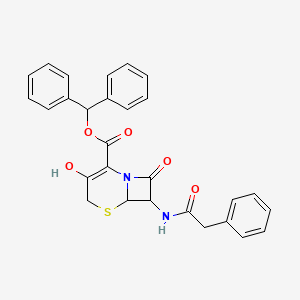 7-Phenyl Acetamido-3-Hydroxy-3-Cephem-4-Carboxylic Acid Diphenylmethyl Ester , 3-Oh