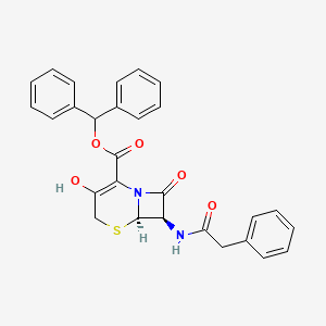 Benzhydryl 7beta-phenylacetamido-3-hydroxy-ceph-3-em-4-carboxylate