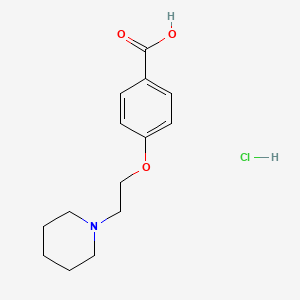 4-(2-piperidinoethoxy)-benzoic acid hydrochloride;