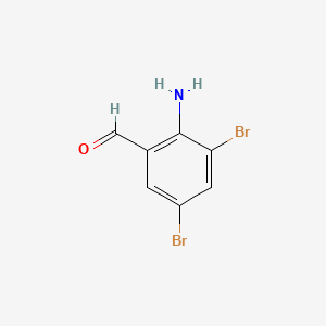 2-Amino-3,5-dibromobenzaldehyde