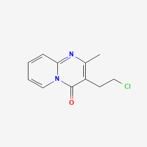4H-Pyrido[1,2-a]pyrimidin-4-one,3-(2-chloroethyl)-2-methyl-