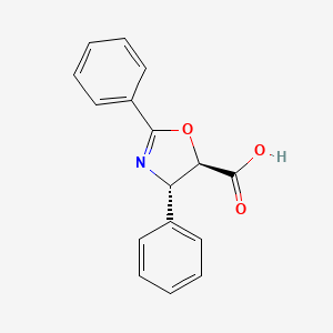 (4S)-2,4beta-Diphenyl-2-oxazoline-5alpha-carboxylic acid
