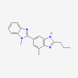 2-n-Propyl-4-methyl-6-(1-methylbenzimidazole-2-yl) benzimidazole