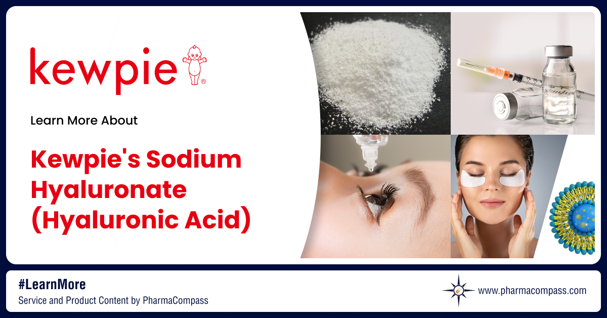 Kewpie Sodium Hyaluronate Pharma grade HA Manufacturer