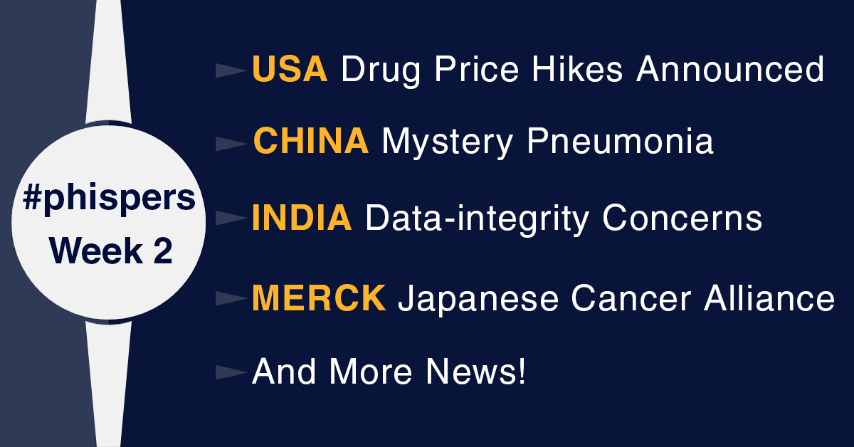 2020 begins with drug price increases in US and mysterious illness in China