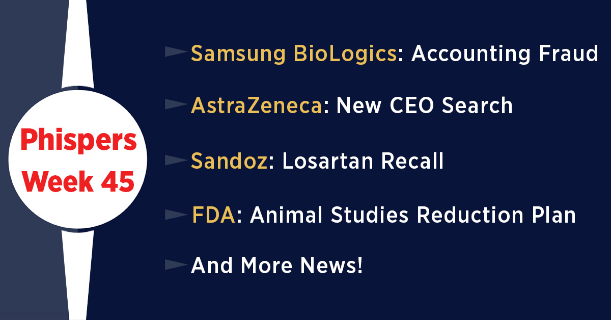 AstraZeneca fails big trial, begins search for CEO; Sandoz recalls losartan in the US