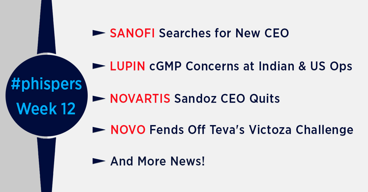 FDA raises cGMP concerns at Lupin’s US, India units; Sanofi begins hunt for new CEO