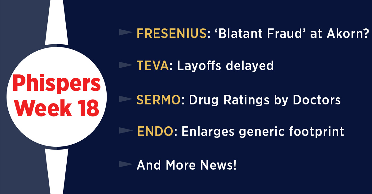 Fresenius claims ‘blatant fraud’ at Akorn; Court delays Teva’s layoff schedule