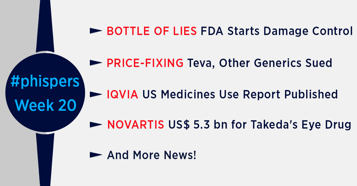 New book on quality issues in generic drugs sends FDA in damage control mode; 21 generic firms sued over price-fixing