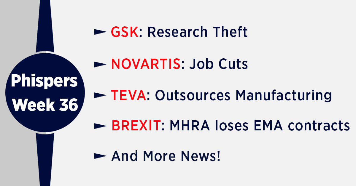 Novartis plans job cuts in Switzerland; Researcher pleads guilty of stealing GSK’s trade secrets