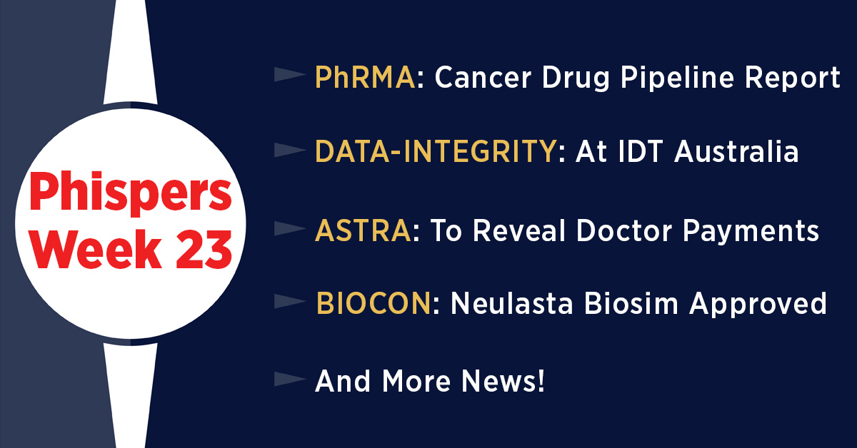 PhRMA publishes list of US cancer drug pipeline; Biocon-Mylan’s Neulasta biosim bags FDA nod