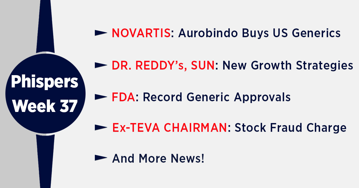 Sun, Dr. Reddy’s rework strategies to deal with US market; Novartis sells troubled US biz to Aurobindo