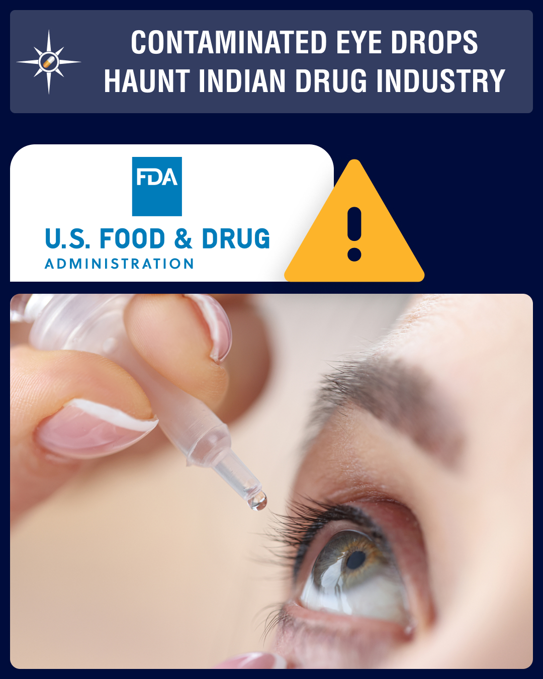 After cough syrup deaths, contaminated eye drops haunt Indian drug industry