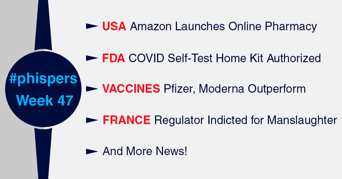 Amazon launches online pharmacy; FDA authorizes first self-test home kit for Covid-19