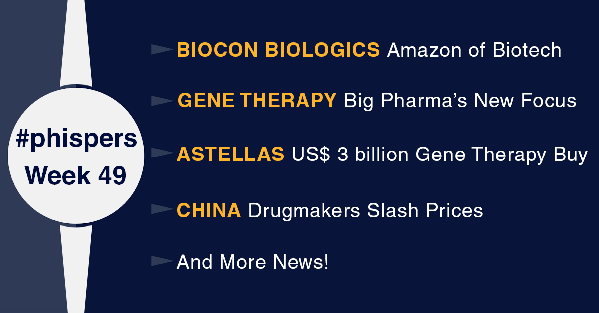 Big pharma slash prices for China’s insurance scheme; plan major investments in gene therapy