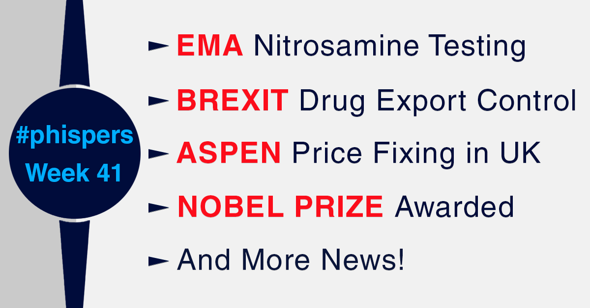 EMA pushes for review of all chemically synthesized APIs for nitrosamines; Trump&rsquo;s order decries Pelosi&rsquo;s drug policy