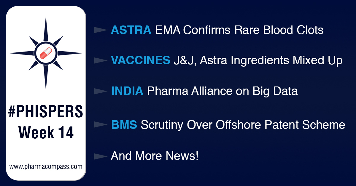Europe confirms link between Astra jab and clots; Baltimore plant mixes ingredients of J&J, Astra shots
