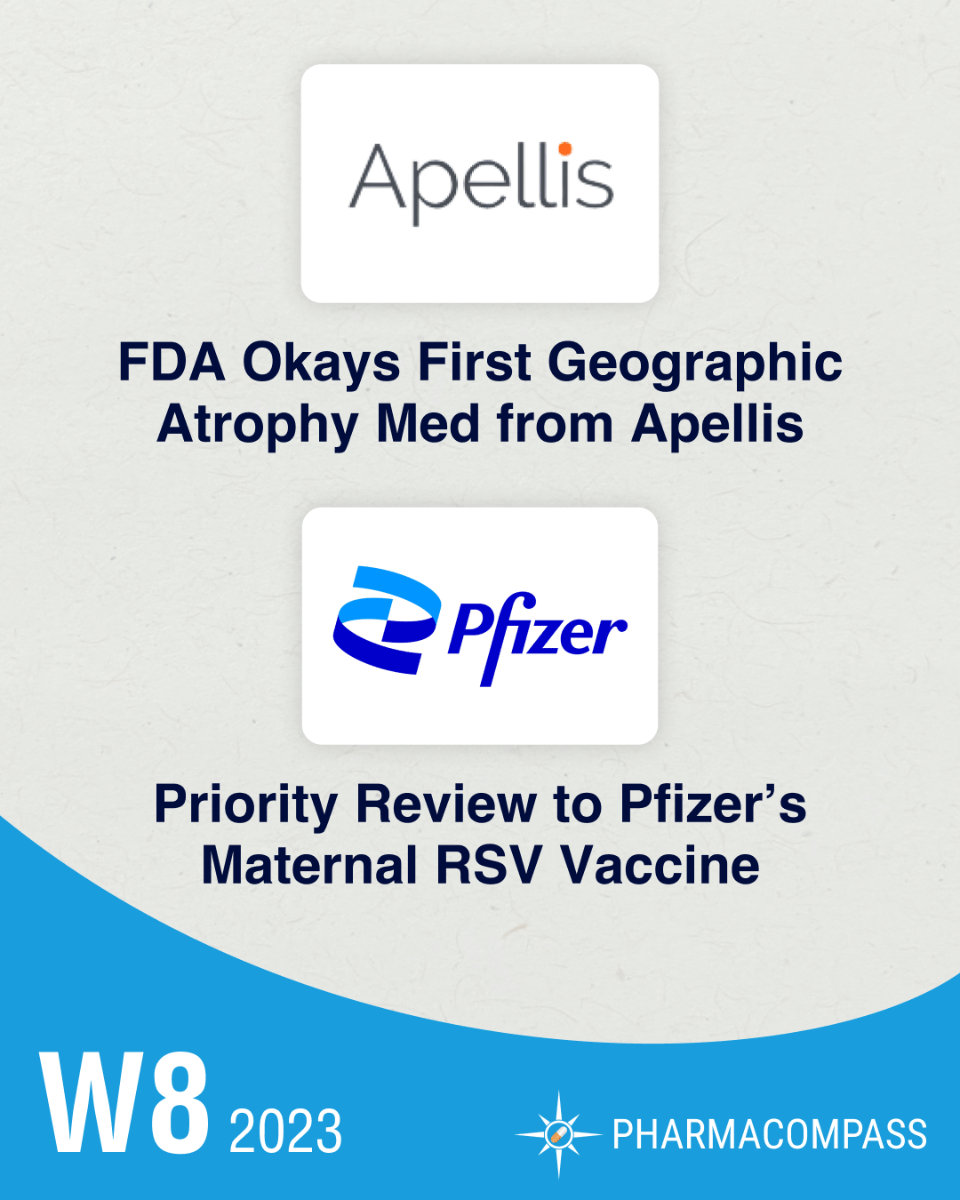 FDA okays first geographic atrophy med; Pfizer’s maternal RSV shot bags priority review