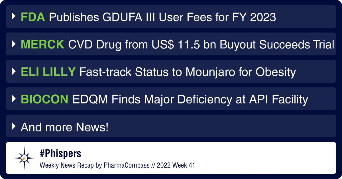 FDA steps up user fee under GDUFA III; Merck’s heart drug succeeds in late-stage study FDA steps up user fee under GDUFA III; Merck’s heart drug succeeds in late-stage study