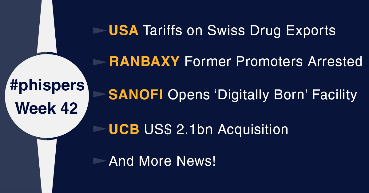 Former Ranbaxy promoters arrested; US plans tariffs on Swiss drug exports