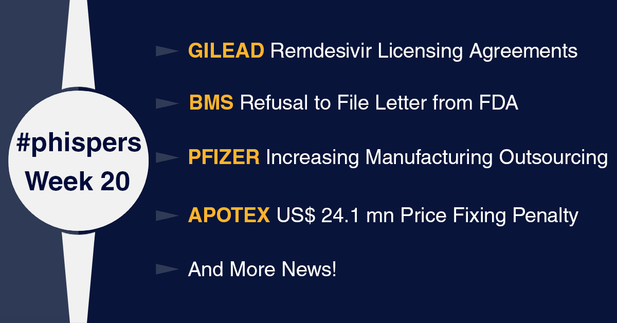 Gilead signs deals for remdesivir production; Pfizer outsources drug-making to focus on Covid vaccine