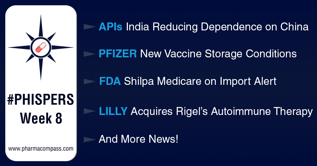 Indian drugmakers reducing dependence on China for APIs; Pfizer seeks FDA ok to store jab in standard freezers 