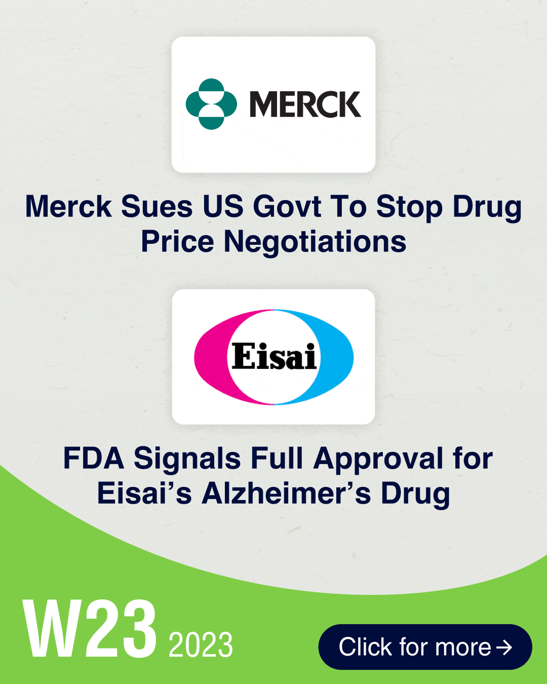 Merck sues US govt over IRA; FDA allows import of unapproved chemo drug from China to alleviate shortage