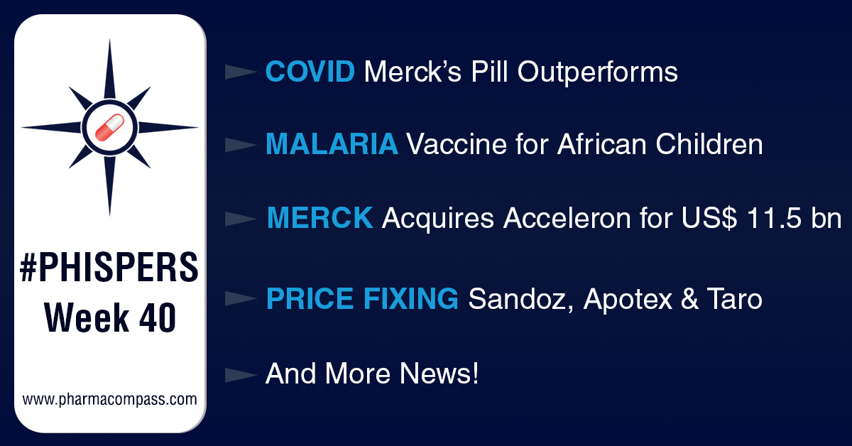 Merck&rsquo;s antiviral Covid pill halves risk of hospitalization; WHO recommends malaria vaccine for Africa&rsquo;s children