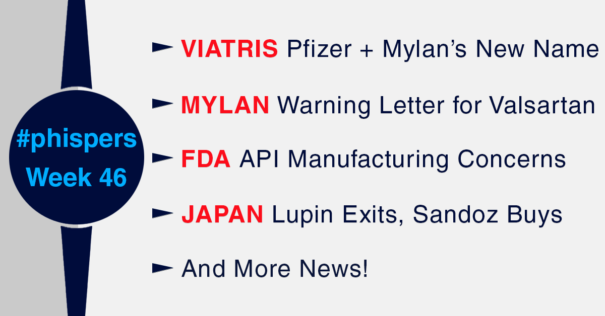 Mylan’s valsartan facility gets FDA warning letter; US sues Gilead over HIV drug patents