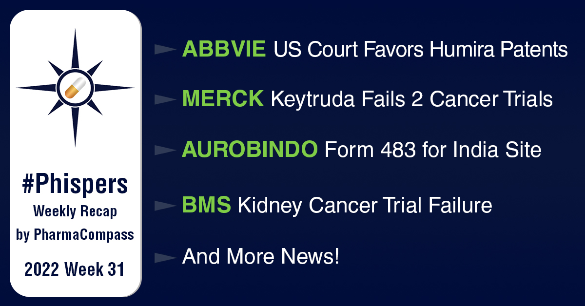 US court rules in favor of AbbVie’s Humira patents; Merck’s Keytruda fails in two late-stage cancer trials