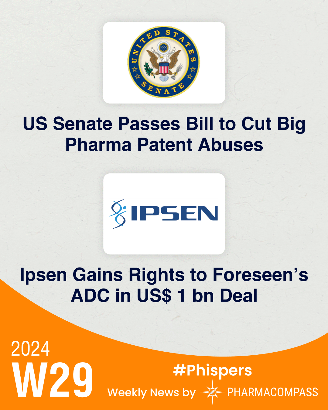 US Senate passes bipartisan bill to cut pharma patent abuses; Ipsen inks another ADC deal US Senate passes bipartisan bill to cut pharma patent abuses; Ipsen inks another ADC deal