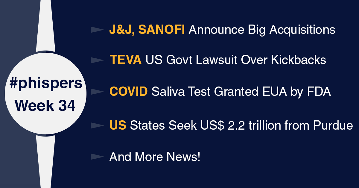 US sues Teva over kickbacks, stock drops; J&J, Sanofi announce big deals