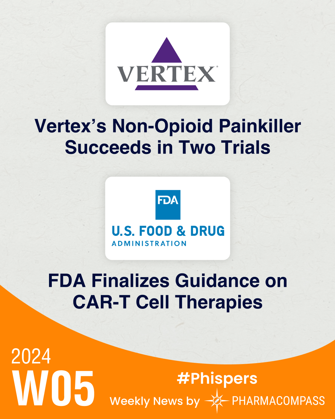 Vertex’s non-opioid painkiller succeeds in late-stage trials, FDA finalizes CAR-T guidance