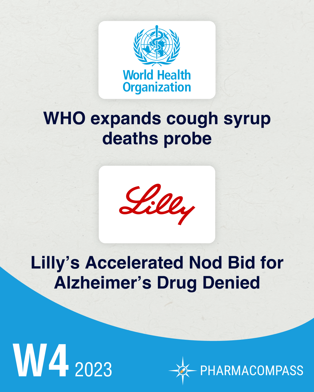 WHO expands cough syrup deaths probe; FDA rejects Lilly’s accelerated nod request for Alzheimer’s drug