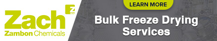 Zach Bulk Freeze Drying Services