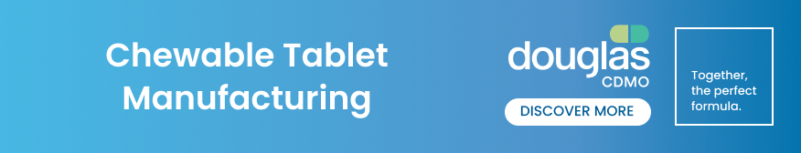 Douglas CDMO Chewable Tablet Manufacturing