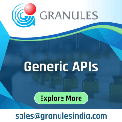 Granules India Limited has high volume world-class facilities for APIs, PFIs, & FDFs, serving customers in over 80 countries.