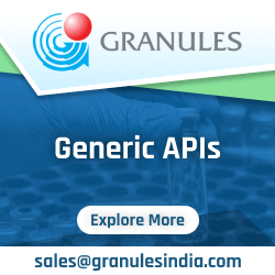 Granules India Limited has high volume world-class facilities for APIs, PFIs, & FDFs, serving customers in over 80 countries.
