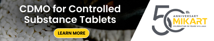 CDMO for Controlled Substance Tablets