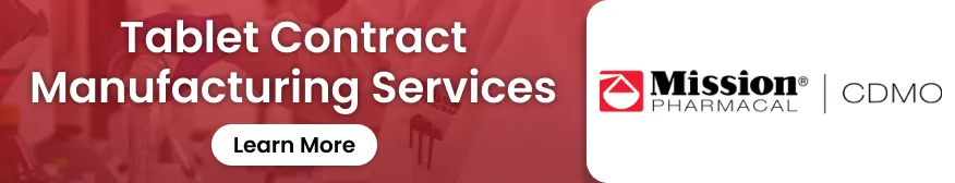 Mission Pharmacal Tablet Contract Manufacturing Services
