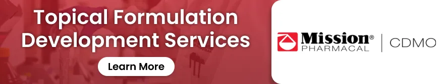 Mission Pharmacal Topical Formulation Development Services