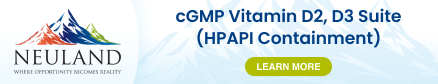 cGMP Vitamin D2, D3 Suite (HPAPI Containment)
