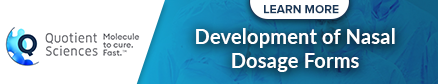 Quotient Sciences Development of Nasal Dosage Forms