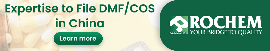 Expertise to File DMF/COS in China