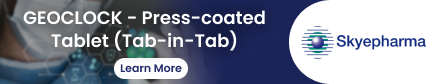 Skyepharma GEOCLOCK - Press-coated Tablet (tab-in-tab)