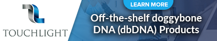 Off-the-shelf doggybone DNA (dbDNA) Products
