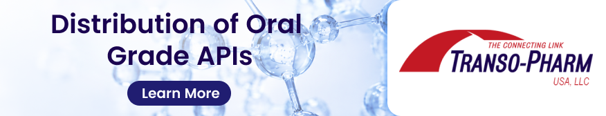 Distribution of Oral Grade APIs