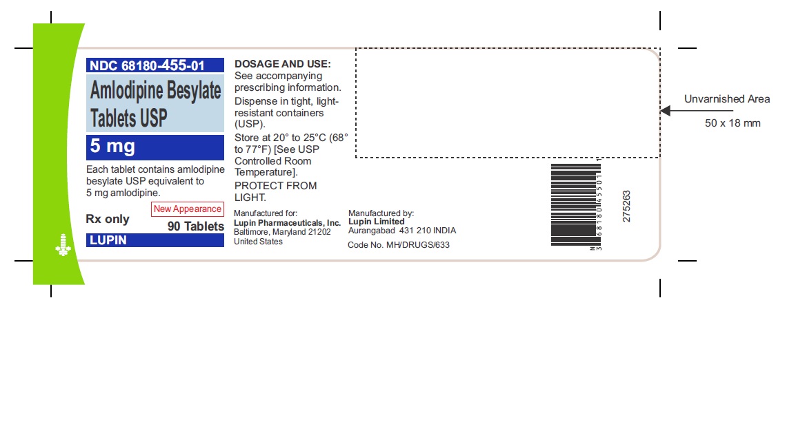 AMLODIPINE BESYLATE TABLETS USP Rx only 2.5 mg NDC 68180-750-09     90 Tablets