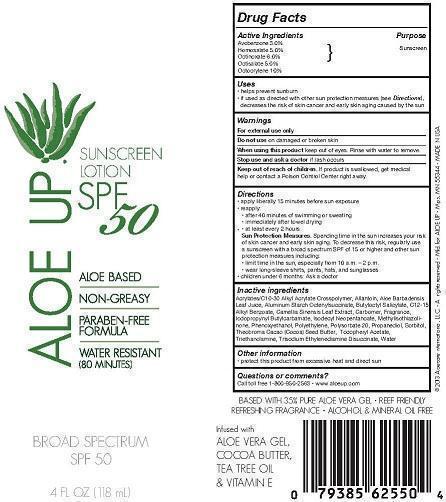 Aloe Up White 50 4 oz Lotion